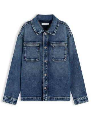 Tommy Hilfiger camicia di jeans bambino lavaggio medio