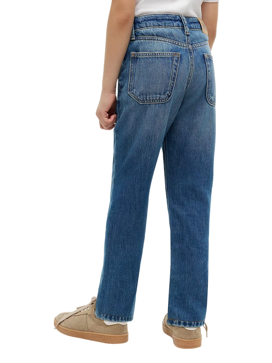 Tommy Hilfiger jeans bambino gamba straight lavaggio blu