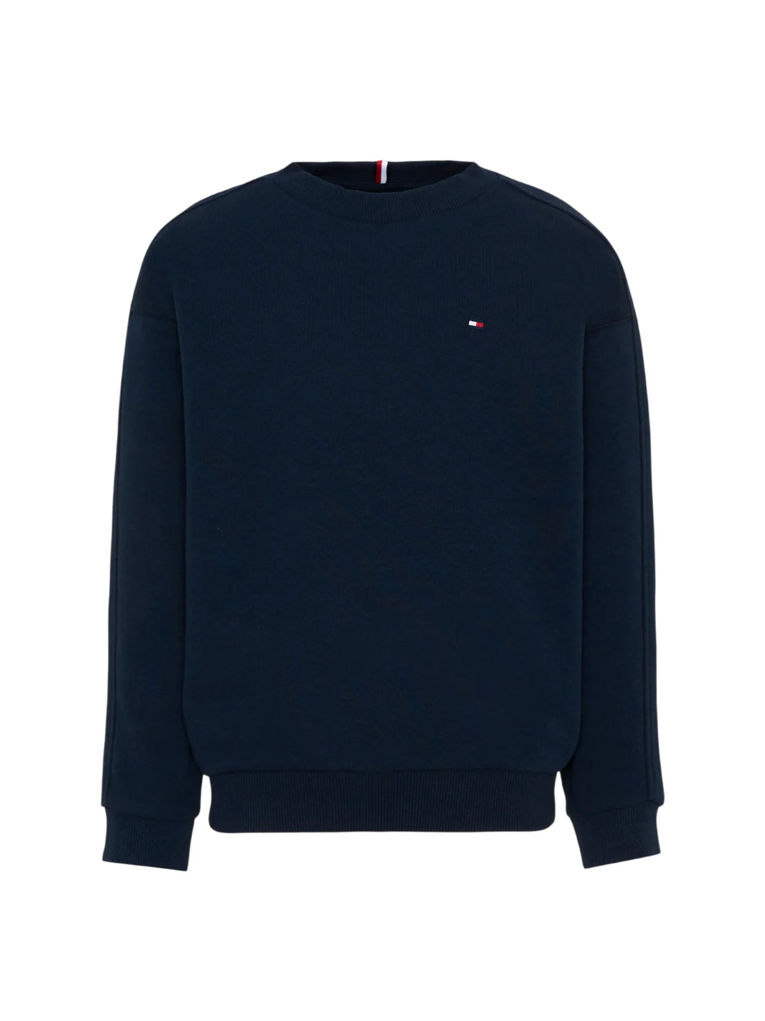 Tommy Hilfiger felpa bambino con stampa logata blu