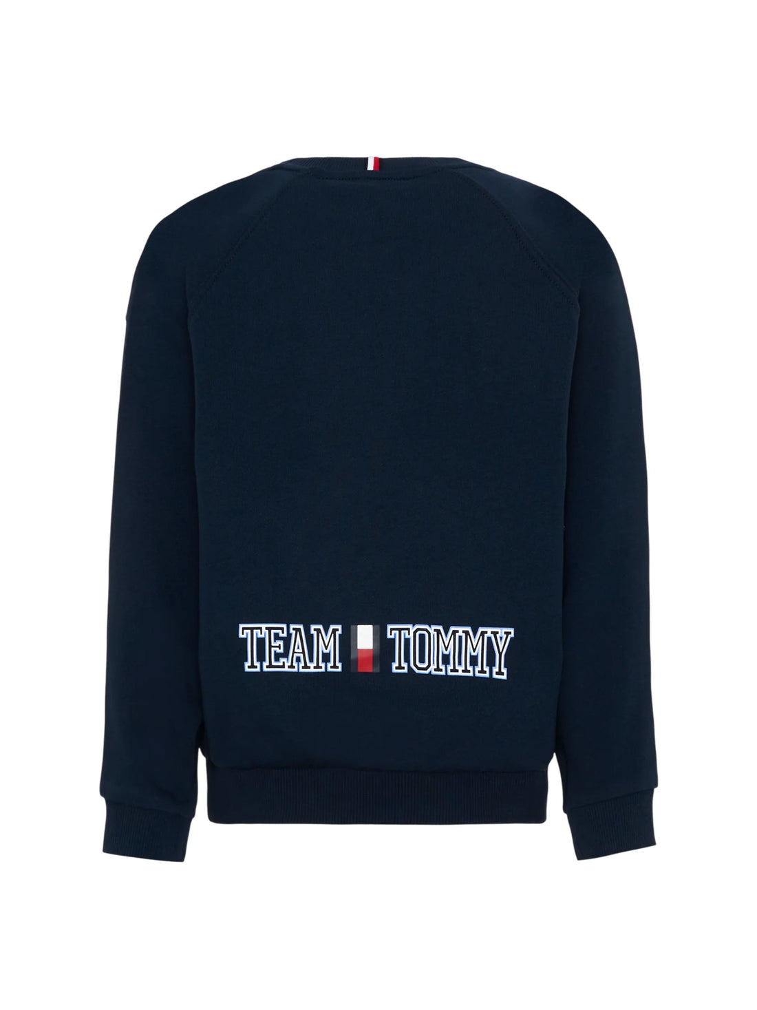 Tommy Hilfiger felpa bambino con stampa logata blu