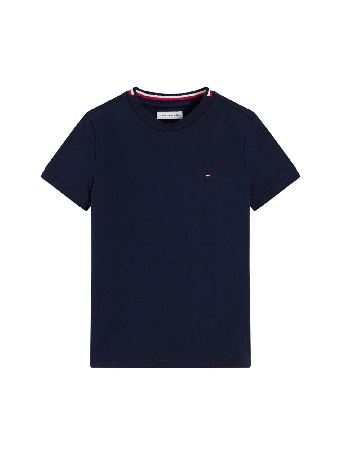 Tommy Hilfiger T-shirt manica corta bambino in piquè blu