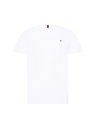 Tommy Hilfiger T-shirt manica corta bambino logo iconico bianco
