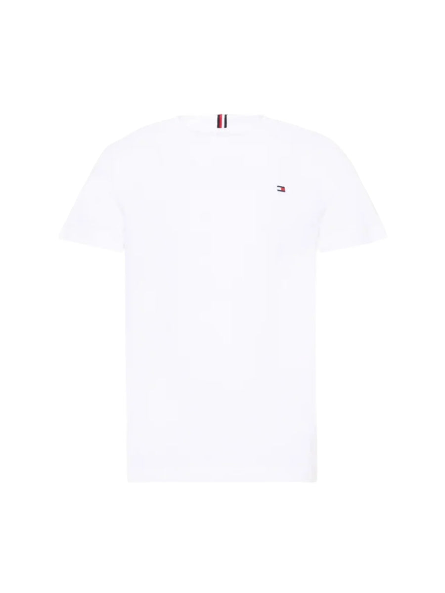 Tommy Hilfiger T-shirt manica corta bambino logo iconico bianco KB0KB10591 YBR Tommy Hilfiger 