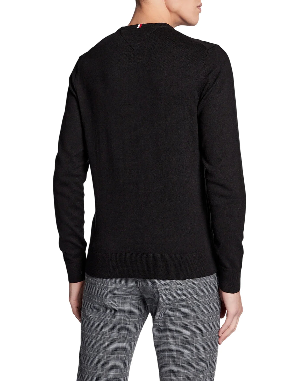 Tommy Hilfiger maglia girocollo in misto cashmere nero