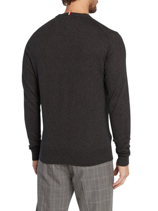 Tommy Hilfiger maglia girocollo in misto cashmere grigio melange MW0MW28046 P92 Tommy Hilfiger 