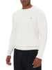 Tommy Hilfiger maglia in cotone con trecce avorio