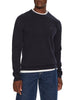 Tommy Hilfiger maglia tramata uomo Essential in cotone blu
