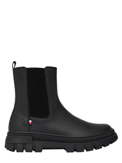 Tommy Hilfiger stivaletti unisex bambino in ecopelle nero