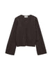 Vero Moda cardigan donna a V misto viscosa marrone