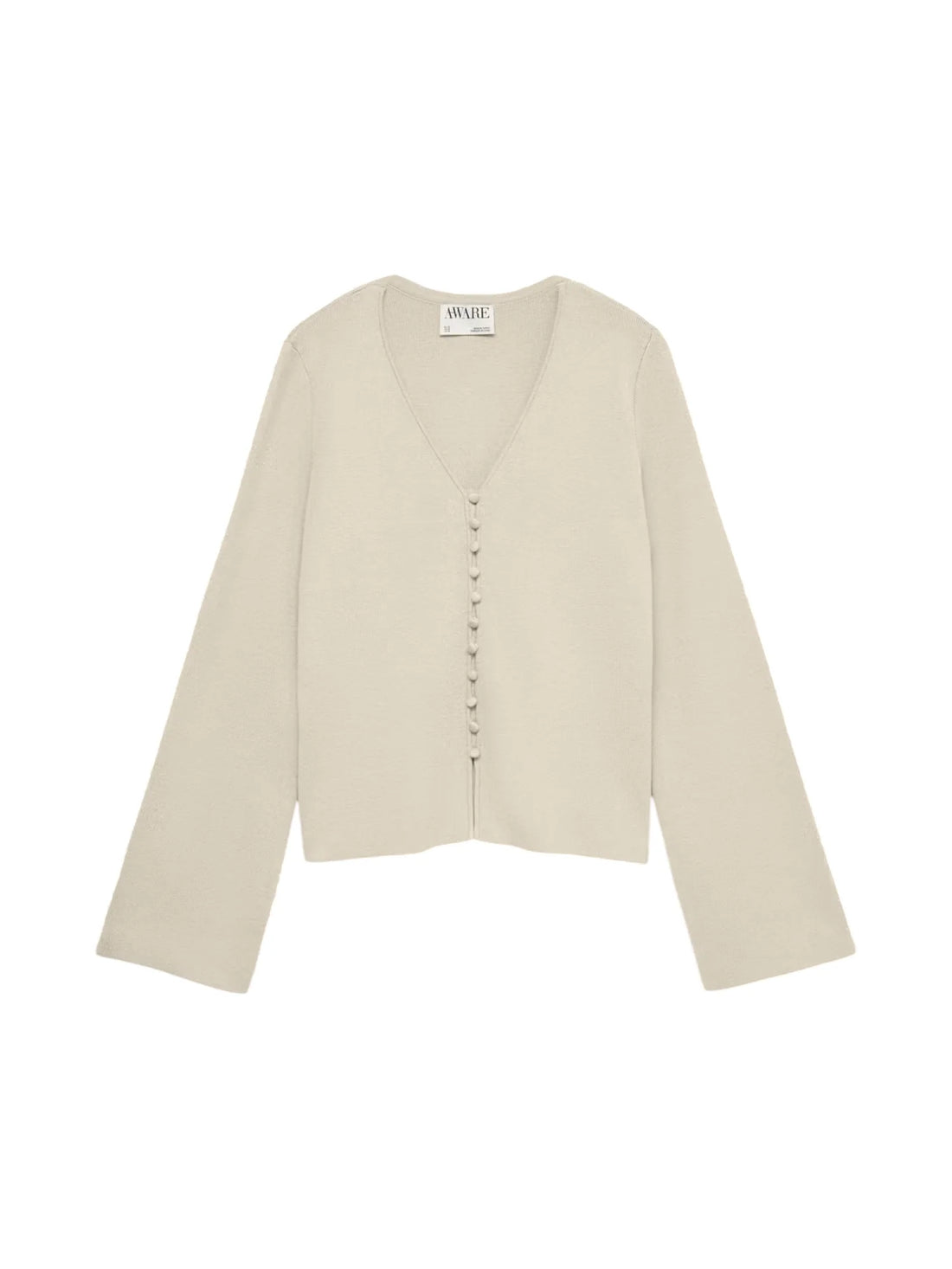 Vero Moda cardigan donna a V misto viscosa beige chiaro