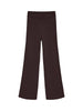 Vero Moda pantaloni in maglia a costine donna marrone