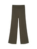 Vero Moda pantaloni in maglia a costine donna verde