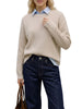 Vero Moda maglia donna in misto viscosa a costine beige chiaro