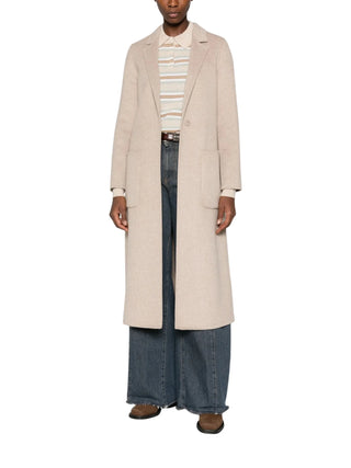 Vicolo cappotto lungo monopetto misto lana donna tortora TAC0002 TORTORA VICOLO 