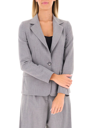 Vicolo giacca blazer monopetto donna grigio melange TAC0318 GRIGIO MELANGE VICOLO 