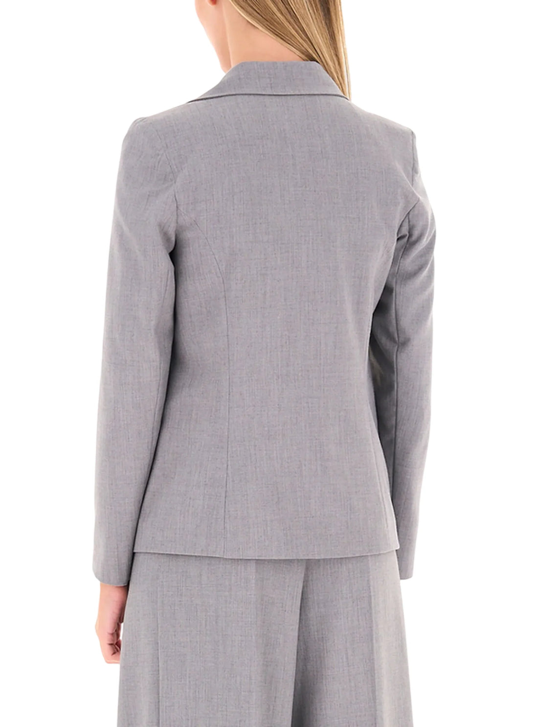 Vicolo giacca blazer monopetto donna grigio melange