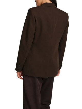 Vicolo giacca blazer monopetto donna marrone TAC0419 FONDENTE VICOLO