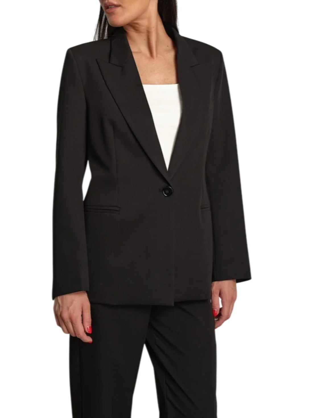 Vicolo giacca blazer monopetto donna nero