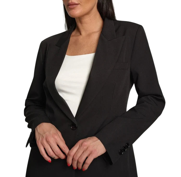 Vicolo giacca blazer monopetto donna nero