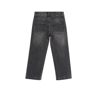 Vicolo jeans bambina slim con bottoni gioiello lavaggio grigio 3141PD00375 GREY VICOLO GIRL