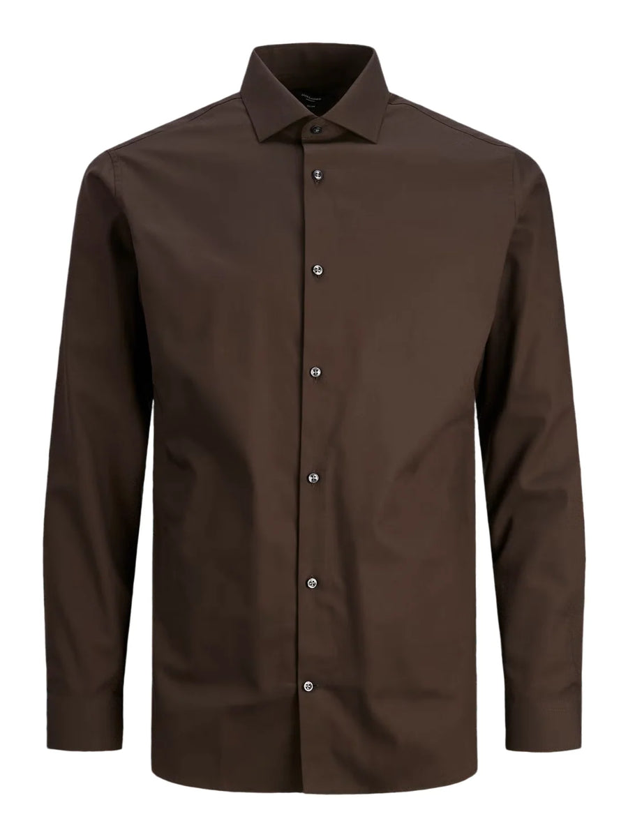 JACK&JONES Camicia Uomo MARRONE