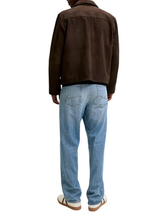 Jack&Jones jeans Baggy Alex uomo in denim lavaggio blu 12300792 AM398 JACK&JONES