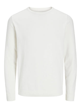 Jack&Jones maglia girocollo basic panna