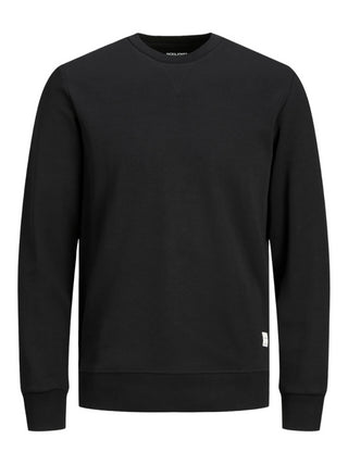 Jack&Jones felpa girocollo basic nero