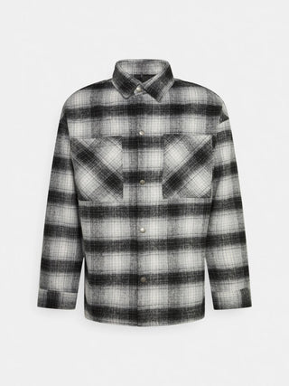 JACK&JONES Giacca JORBANE modello camicia Ghiaccio/Nero