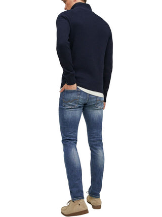 JACK&JONES Jeans Glenn Slim fit Lavaggio Blu medio