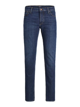 Jack&Jones jeans slim fit in denim stretch lavaggio blu scuro