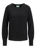 jjxx-maglione-girocollo-a-costine-nero