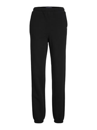 JJXX pantalone abbie in felpa nero bianco