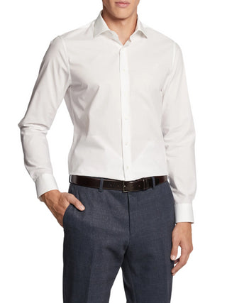 MICHAEL KORS Camicia Parma slim fit a maniche lunghe Bianco