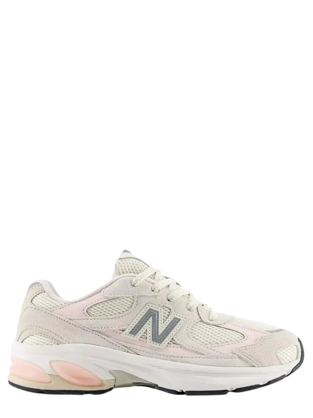New Balance sneakers bambina 2010 in mesh e suede beige rosa