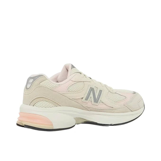 New Balance sneakers bambina 2010 in mesh e suede beige rosa