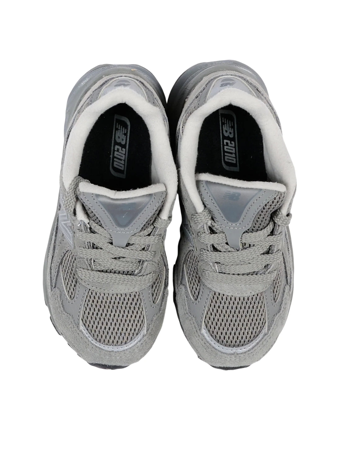 New Balance sneakers bambina 2010 in mesh e suede grigio