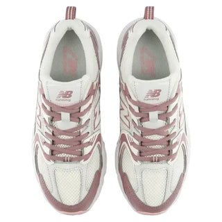 New Balance sneakers 530 bambina in mesh ed ecopelle bianco malva G530 919 NEW BALANCE 