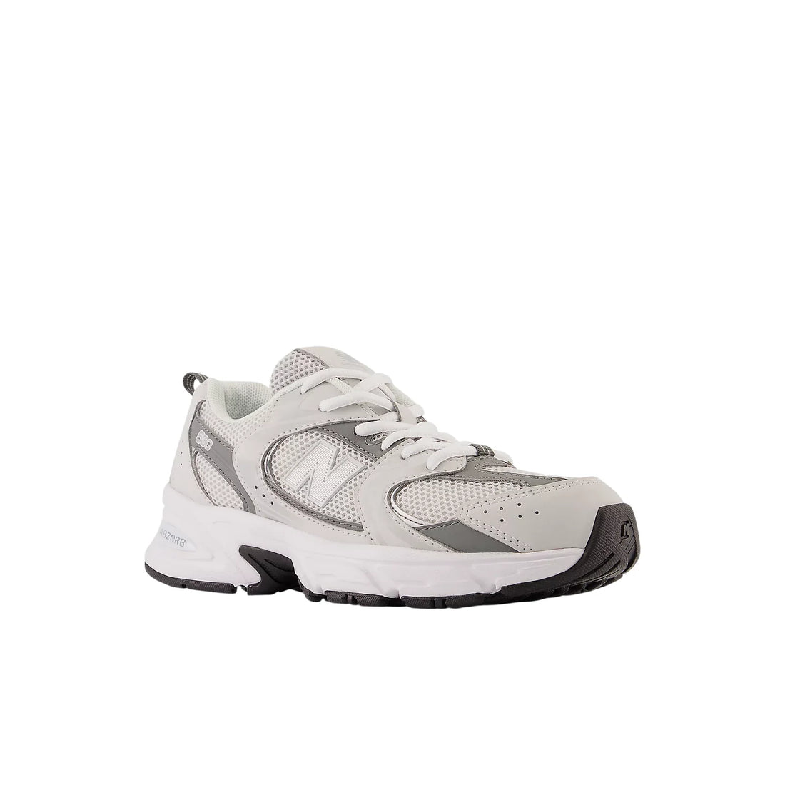 New Balance sneakers unisex bambino 530 in mesh ed ecopelle grigio argento