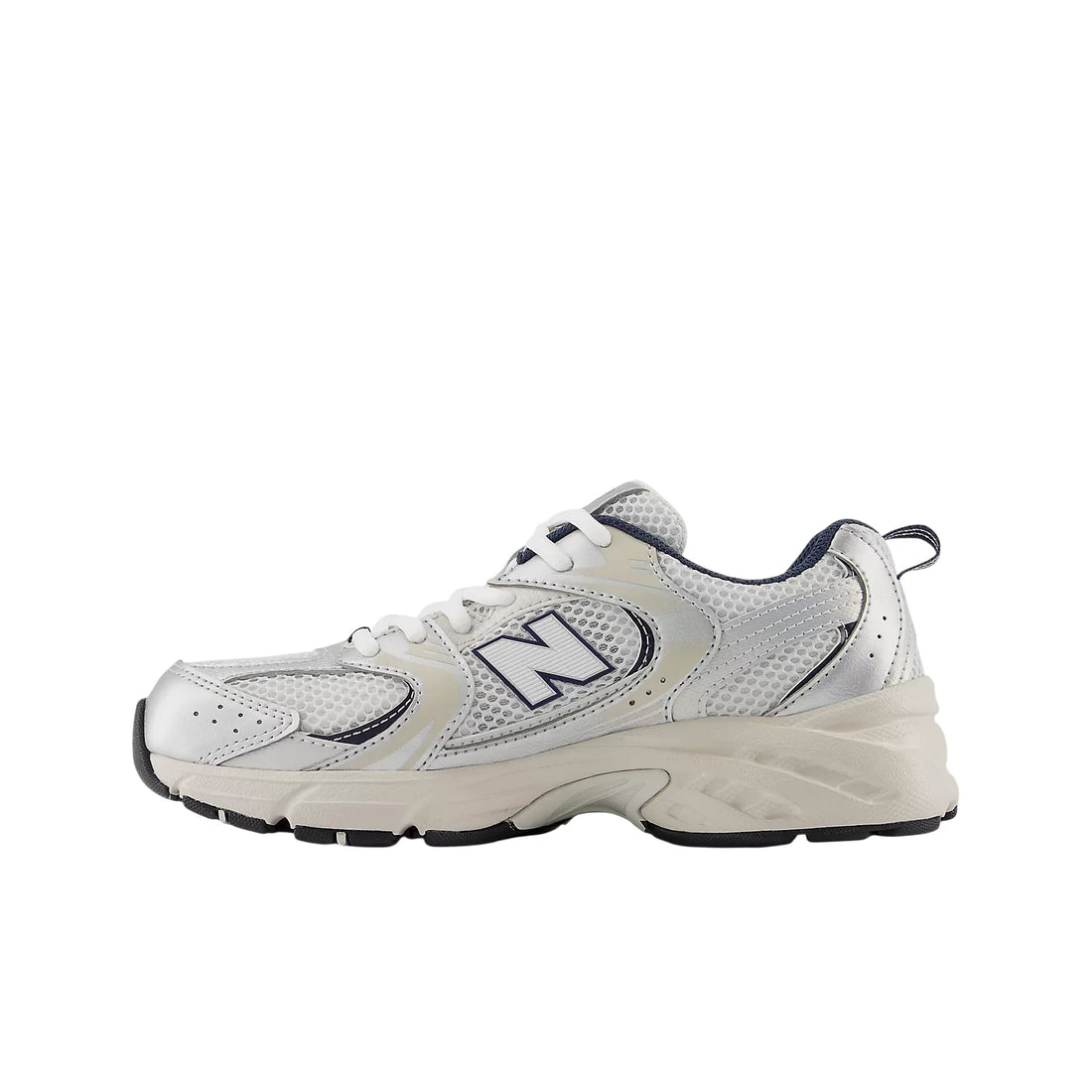 New Balance sneakers unisex bambino 530 in mesh ed ecopelle grigio