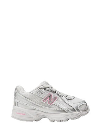 New Balance sneakers bambina 740  in mesh ed ecopelle argento rosa I740 67N NEW BALANCE 