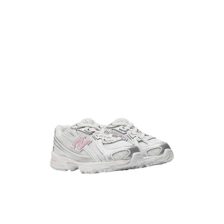 New Balance sneakers bambina 740  in mesh ed ecopelle argento rosa I740 67N NEW BALANCE