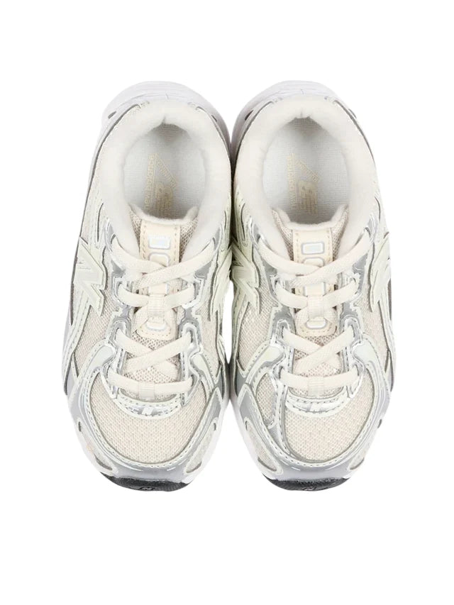 New Balance sneakers unisex bambino 740  in mesh ed ecopelle beige