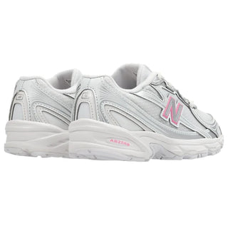 New Balance sneakers 740 bambina in mesh ed ecopelle argento rosa P740 3DB NEW BALANCE 