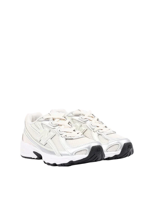 New Balance sneakers unisex bambino 740 in mesh ed ecopelle beige