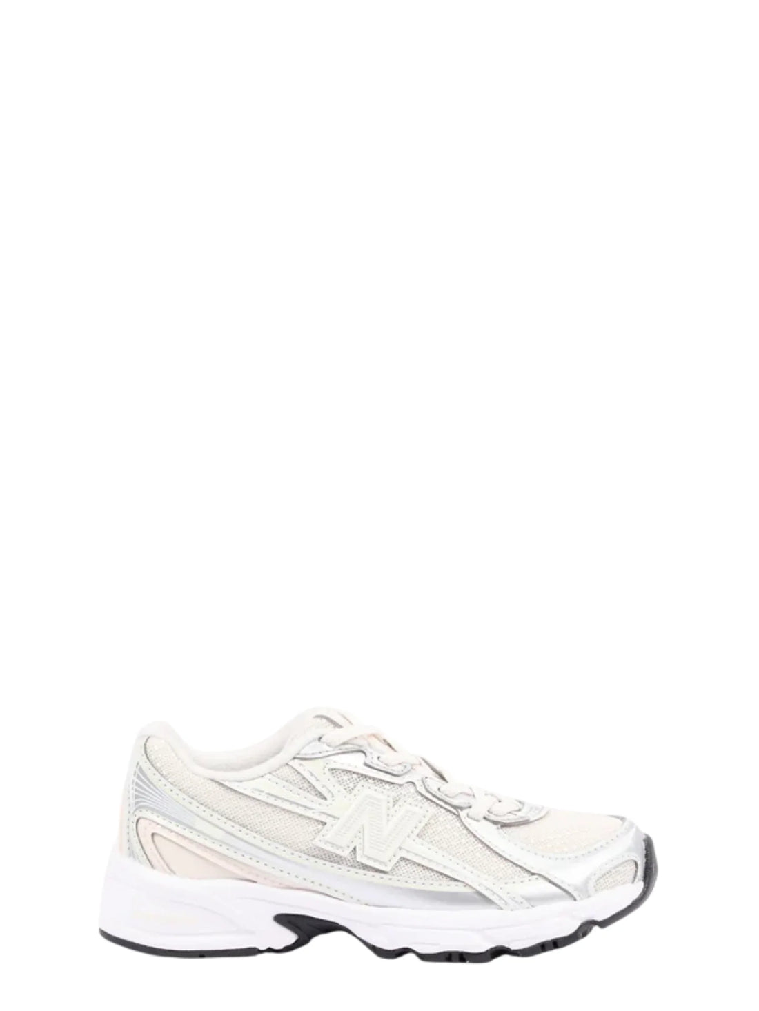 New Balance sneakers unisex bambino 740 in mesh ed ecopelle beige