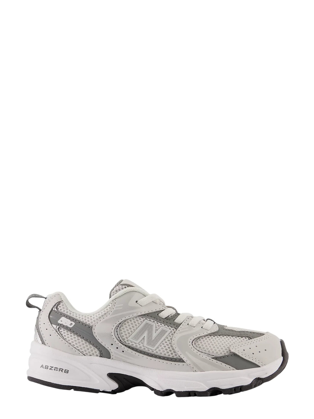 New Balance sneakers 530 bambino unisex in mesh ed ecopelle grigio