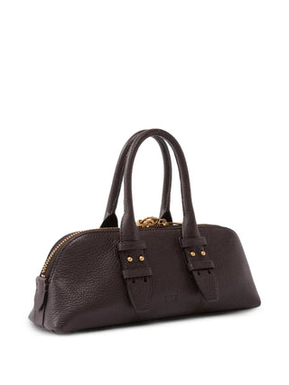 Pinko borsa Bowling Bag in pelle nero oro 105334-A3CX M12Q PINKO 