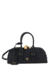 Pinko borsa Bowling Bag in pelle nero oro