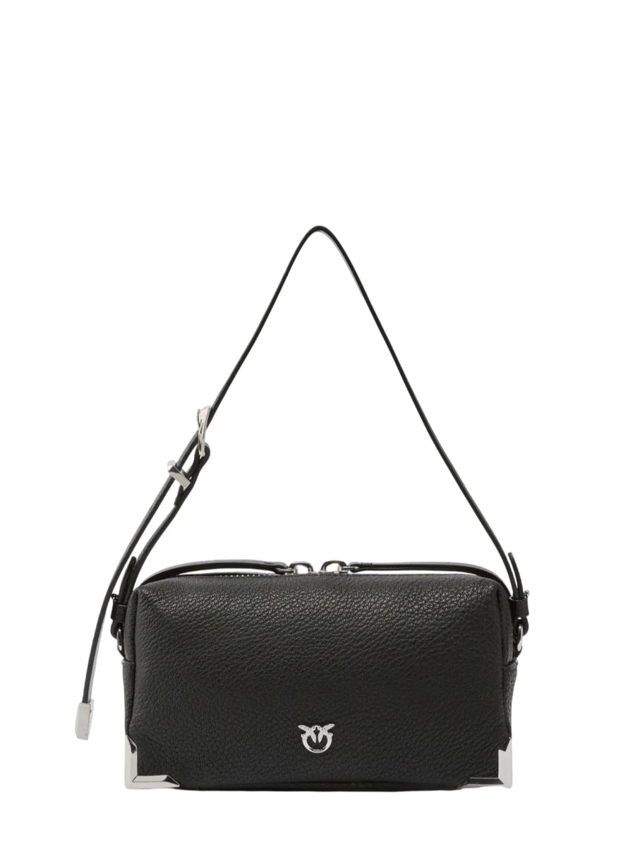 Pinko borsa Bauletto Trittico in pelle martellata nero 106967-A3CX Z99N PINKO 